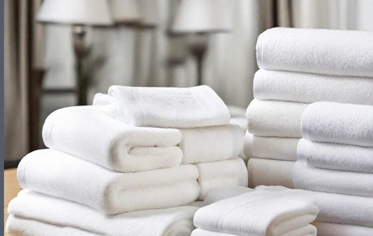 how do hotels keep towels white and clean in 2024