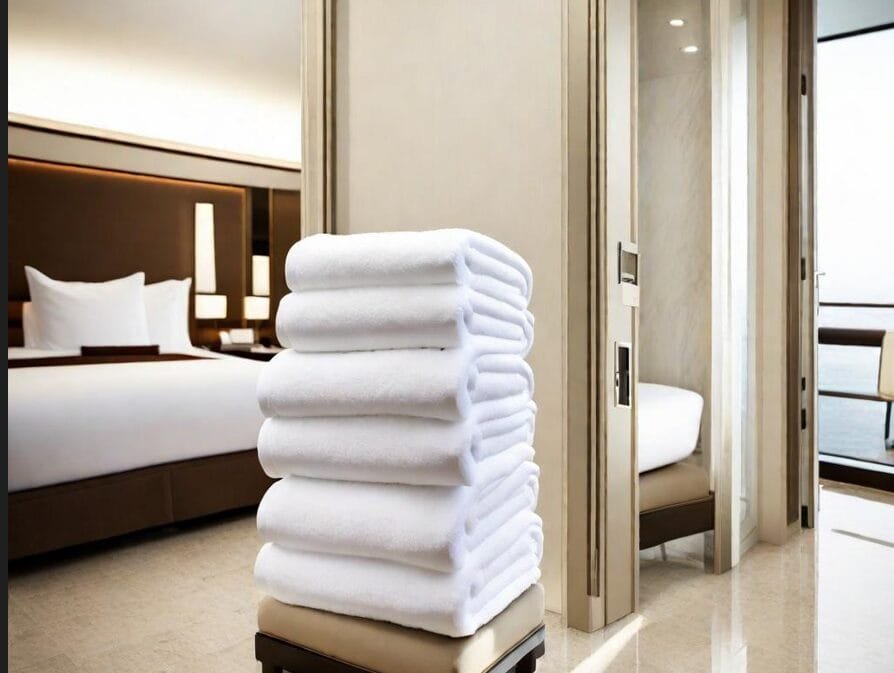 hotels keep towels white