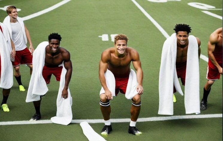 why do football players wear towels