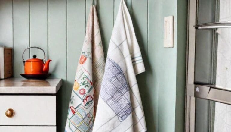 how to decorate tea towels