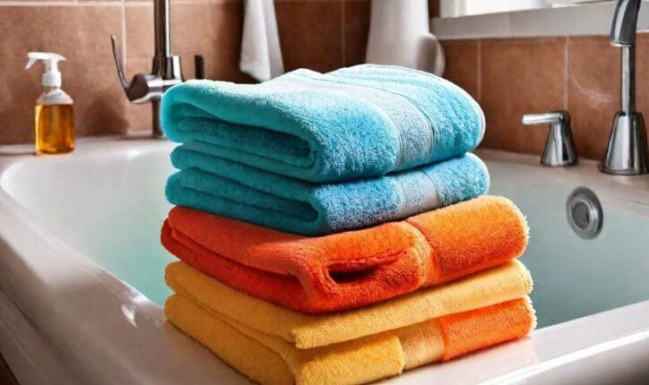 why towels smell bad after washing